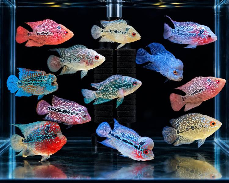 Assorted Flowerhorn Cichlid 5cm